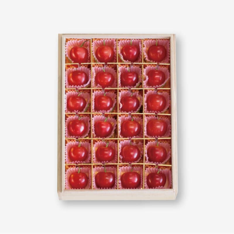 母の日 さくらんぼ 佐藤錦 24粒 (木箱入) 母の日プレゼント｜清川屋