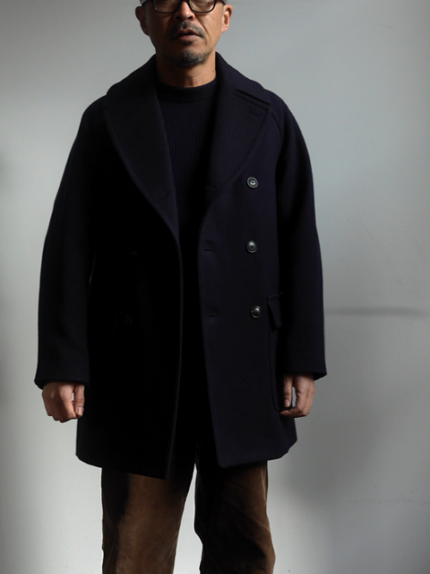 COMOLI Cavalry Melton W-Breasted Coat | 大阪心斎橋のメンズ洋服の