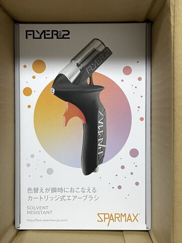 アネスト岩田 SPARMAX FLYER-SR2 カートリッジ式エアーブラシ