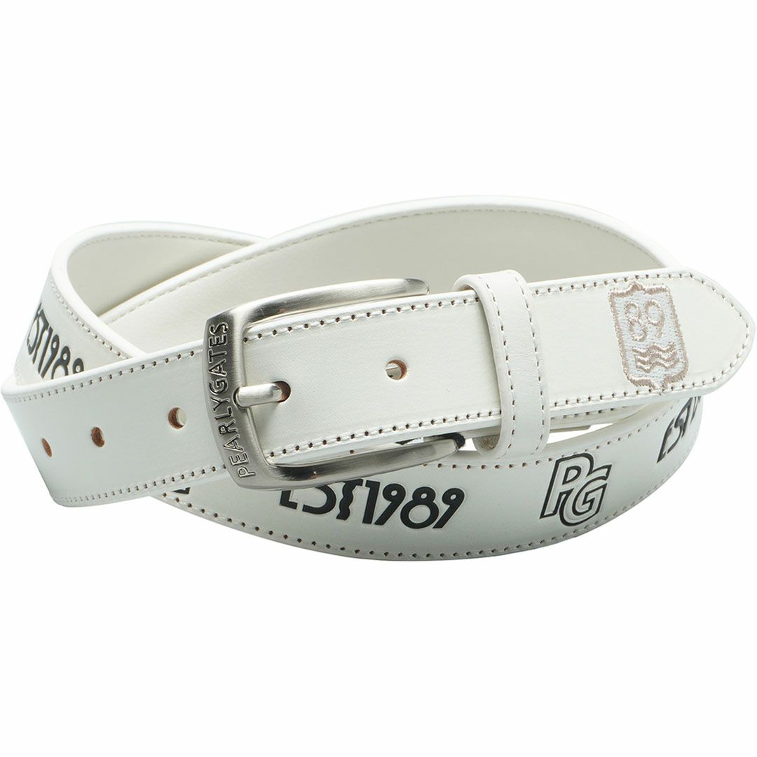 マコ様専用 PEARLY GATES ホワイト 編み込みベルト ユニセックス｜マコ