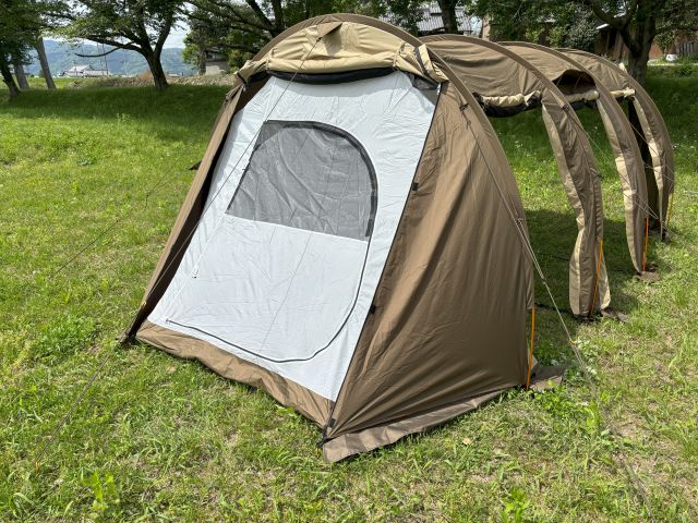 ワーク！ホントに2人用？トンネルテント・イナレムギアシェルターを