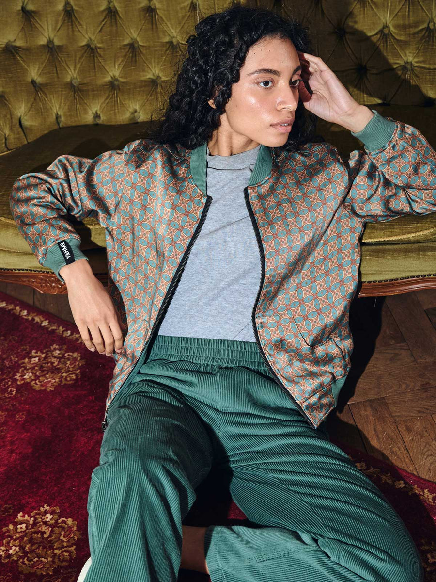 Elsa Reversible Bomber Jacket Atlas/Teal