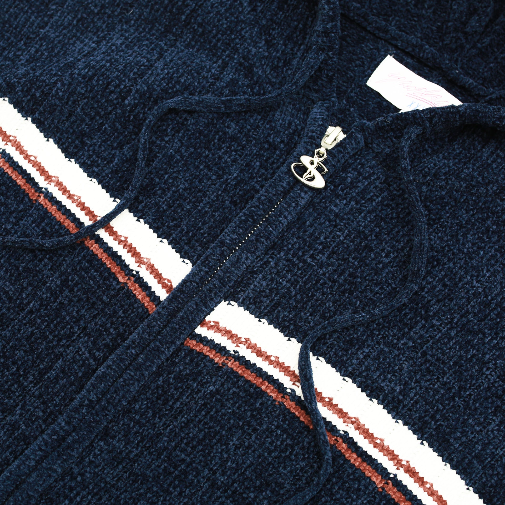 Phantasy Chenille Hood (Navy) – YARDSALE