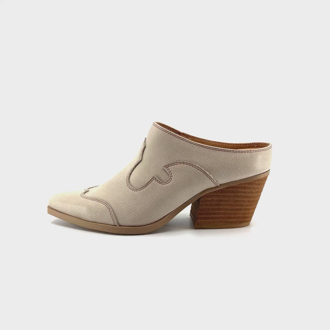 Cyan Heeled Mule | Yellow Box Official Site – YELLOW BOX FOOTWEAR