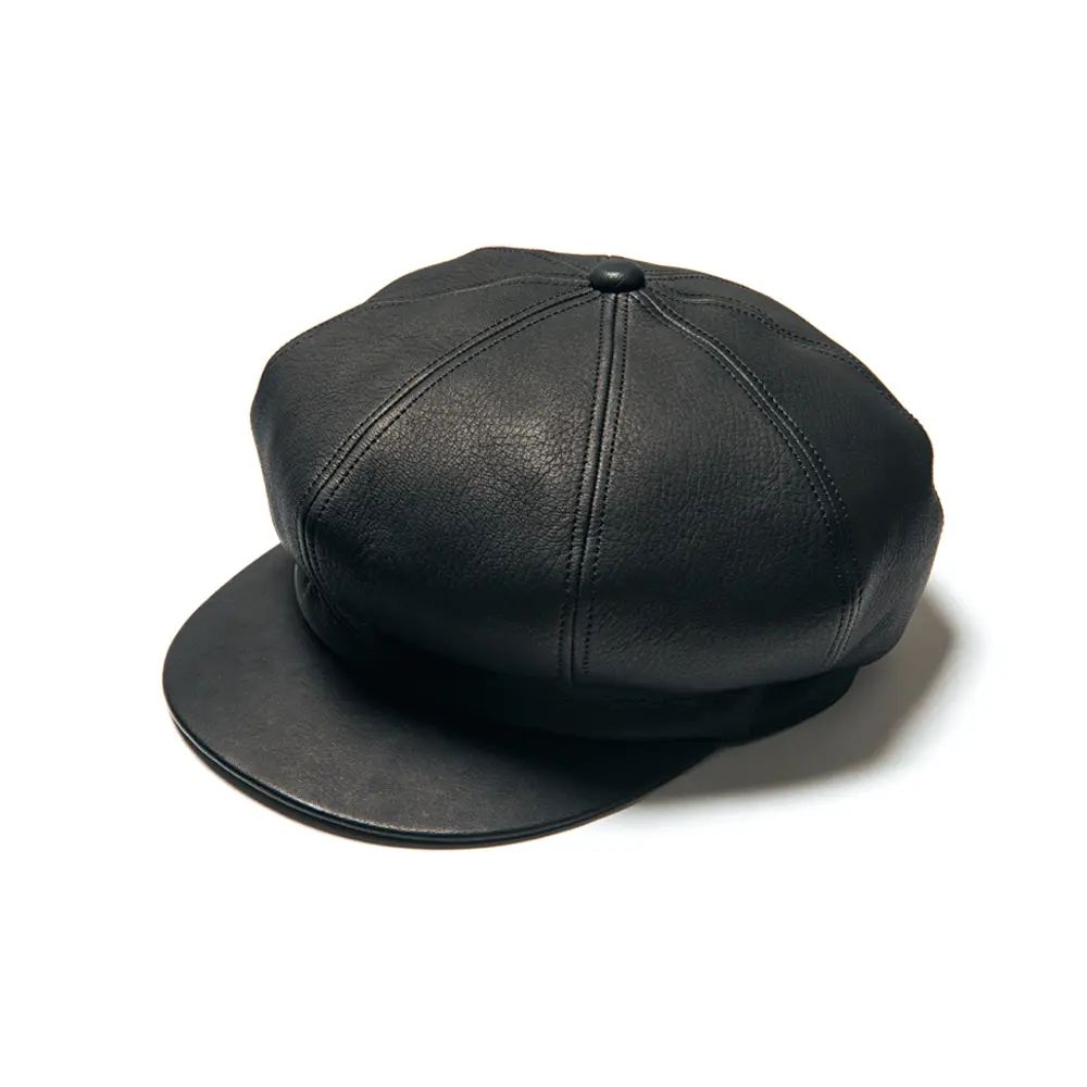 LEATHER CASQUETTE - DEER SKIN[ LC-04 ] | Y'2 LEATHER