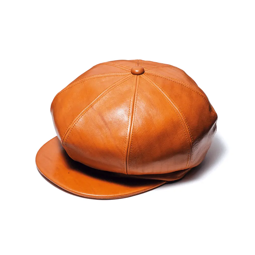 LEATHER CASQUETTE - ANILINE HORSE[ LC-04 ] | Y'2 LEATHER