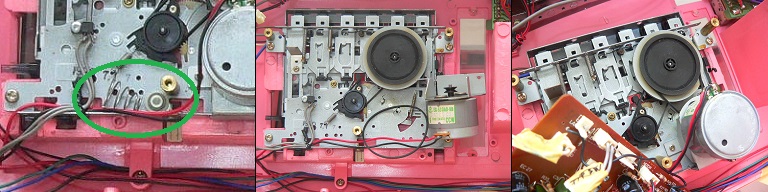 59キャデラック型ラジカセを修理