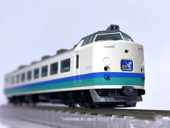 TOMIX 白鳥・上沼垂色 485系 入線です。98215 | NGaugeJP - 横濱模型