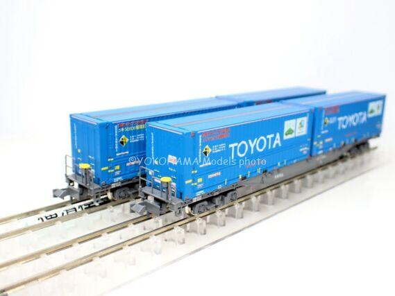 コキ107 トヨタロングパスエクスプレスU55A-39500コンテナ積載(JRF