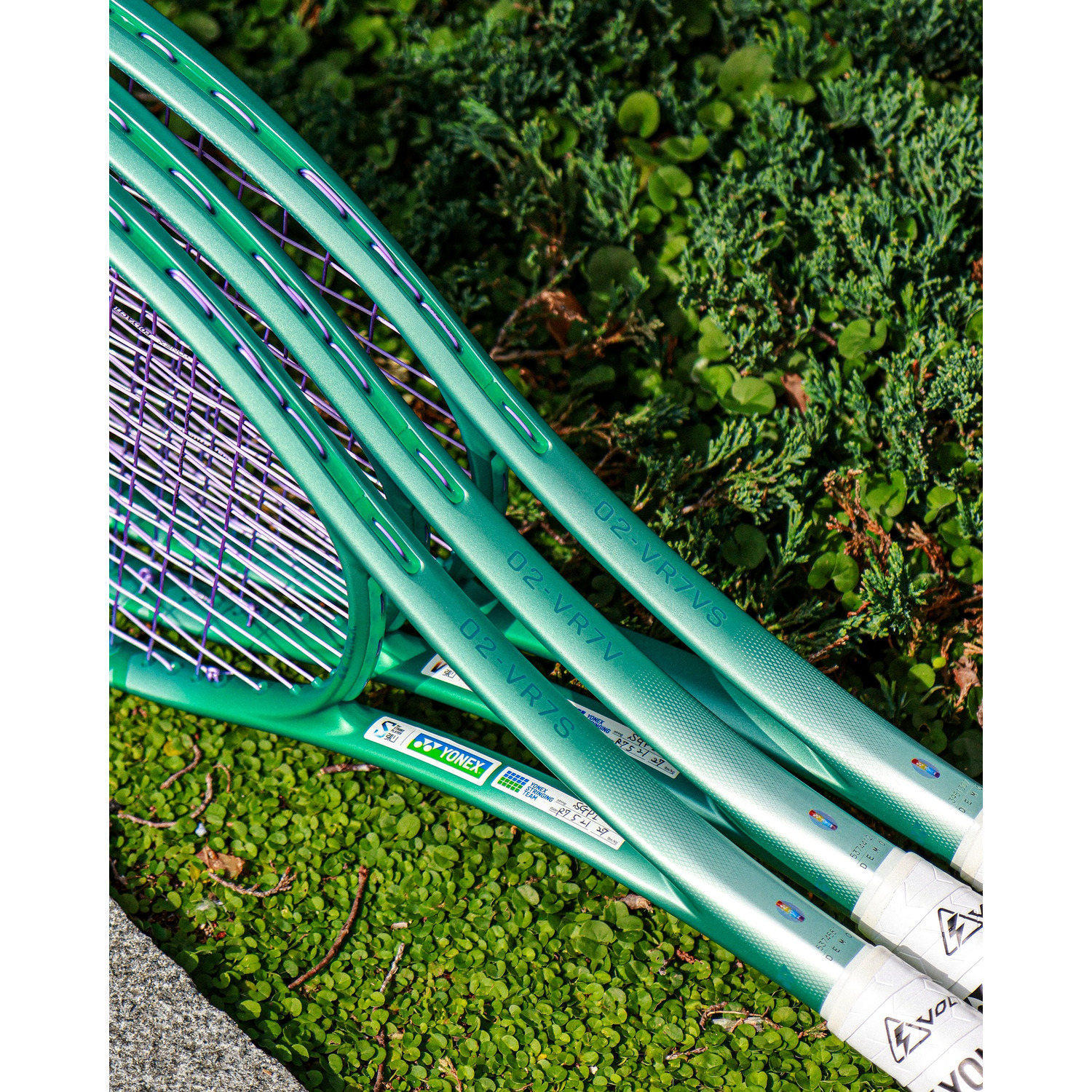 YONEX 02-VR7S テニスラケット グリーン/ブルー ケース付き YONEX