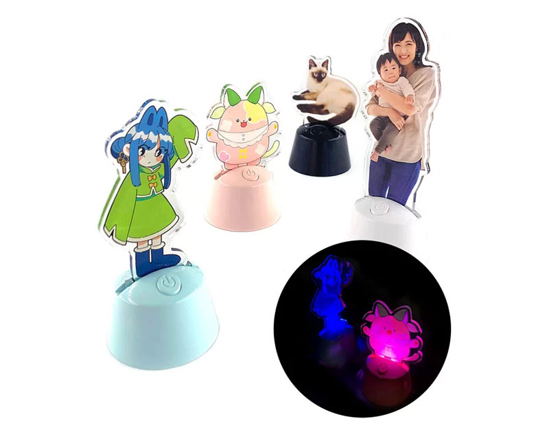 LEDアクリルスタンドmini | アクリルキーホルダー・同人グッズの作り方