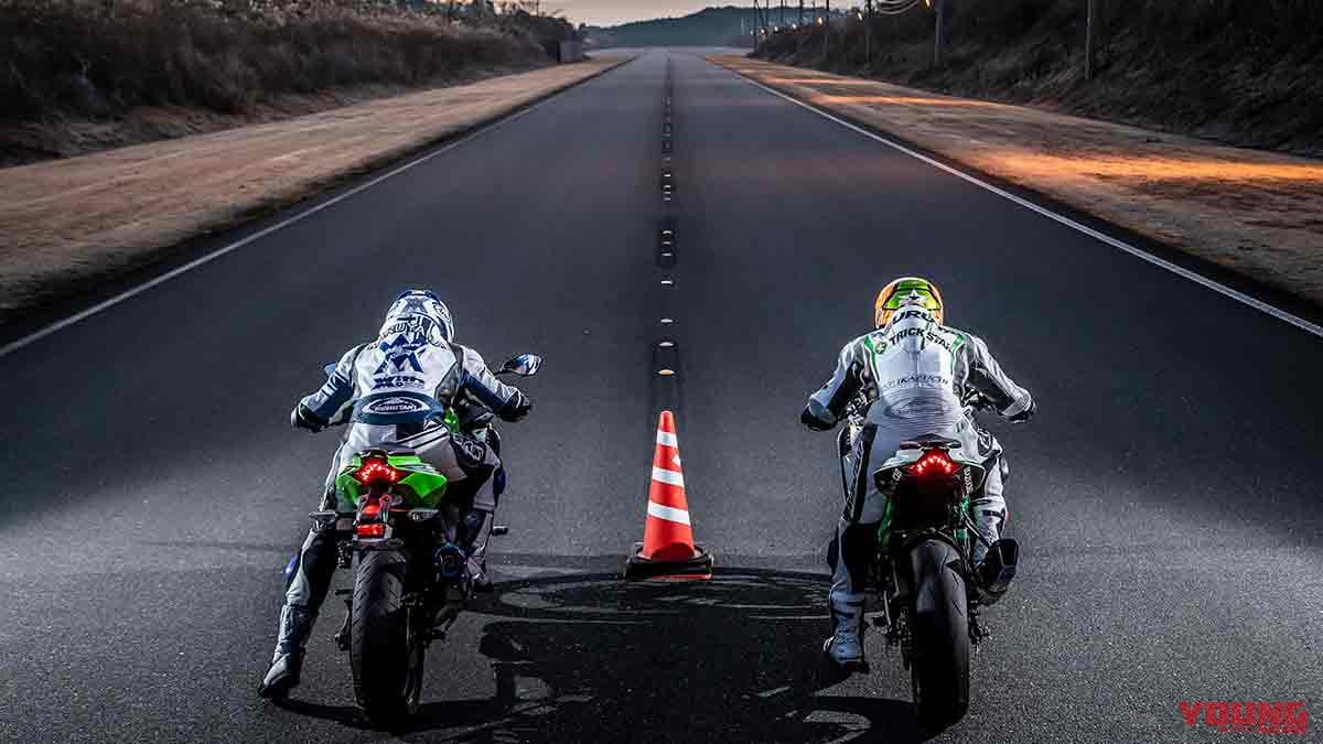 ニンジャZX-25Rで実測200km/hに挑戦#3【0-1000mアタック全開加速