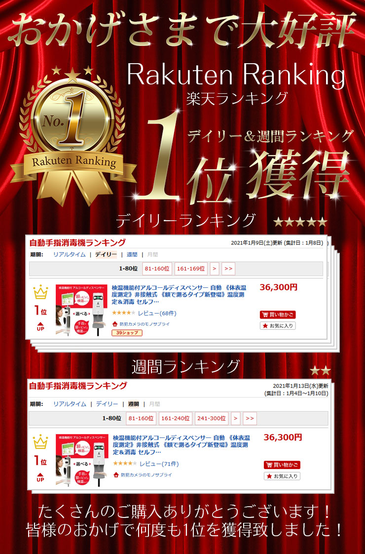 温度測定機能付オートディスペンサースタンド - APR-D06 MONOSUPPLY