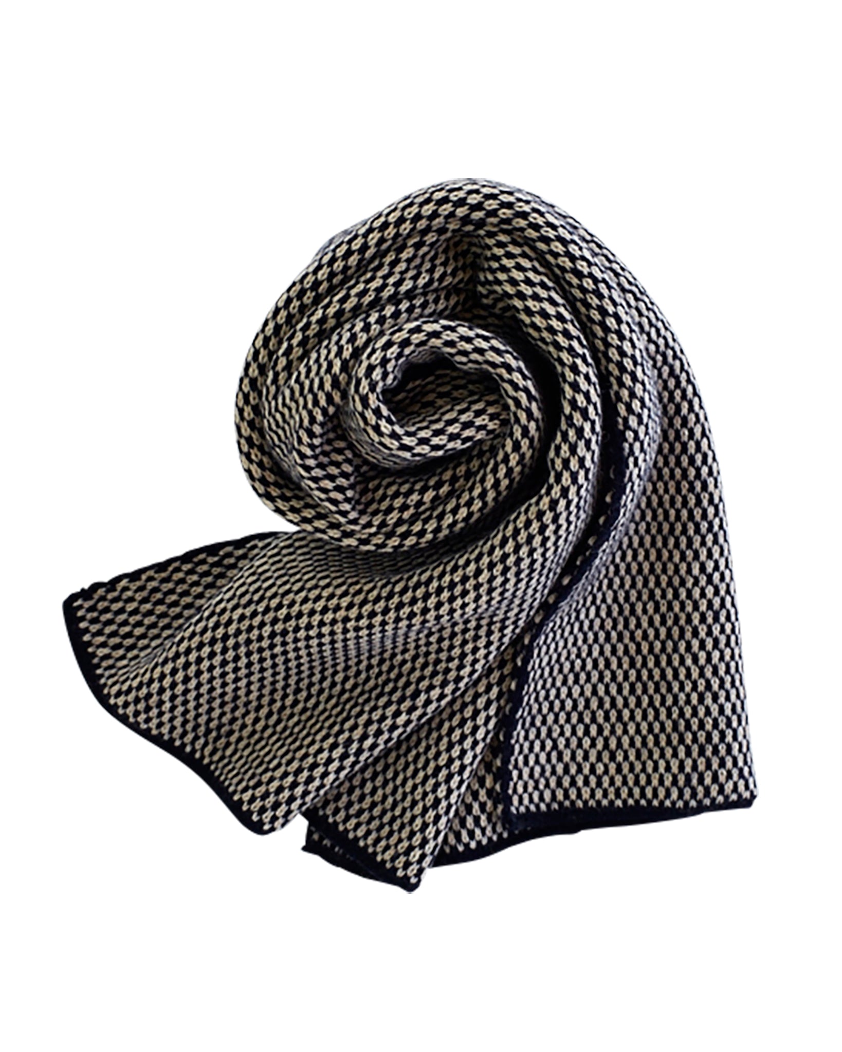 ウールジャカードストール(hand knitting machine) – yourwear