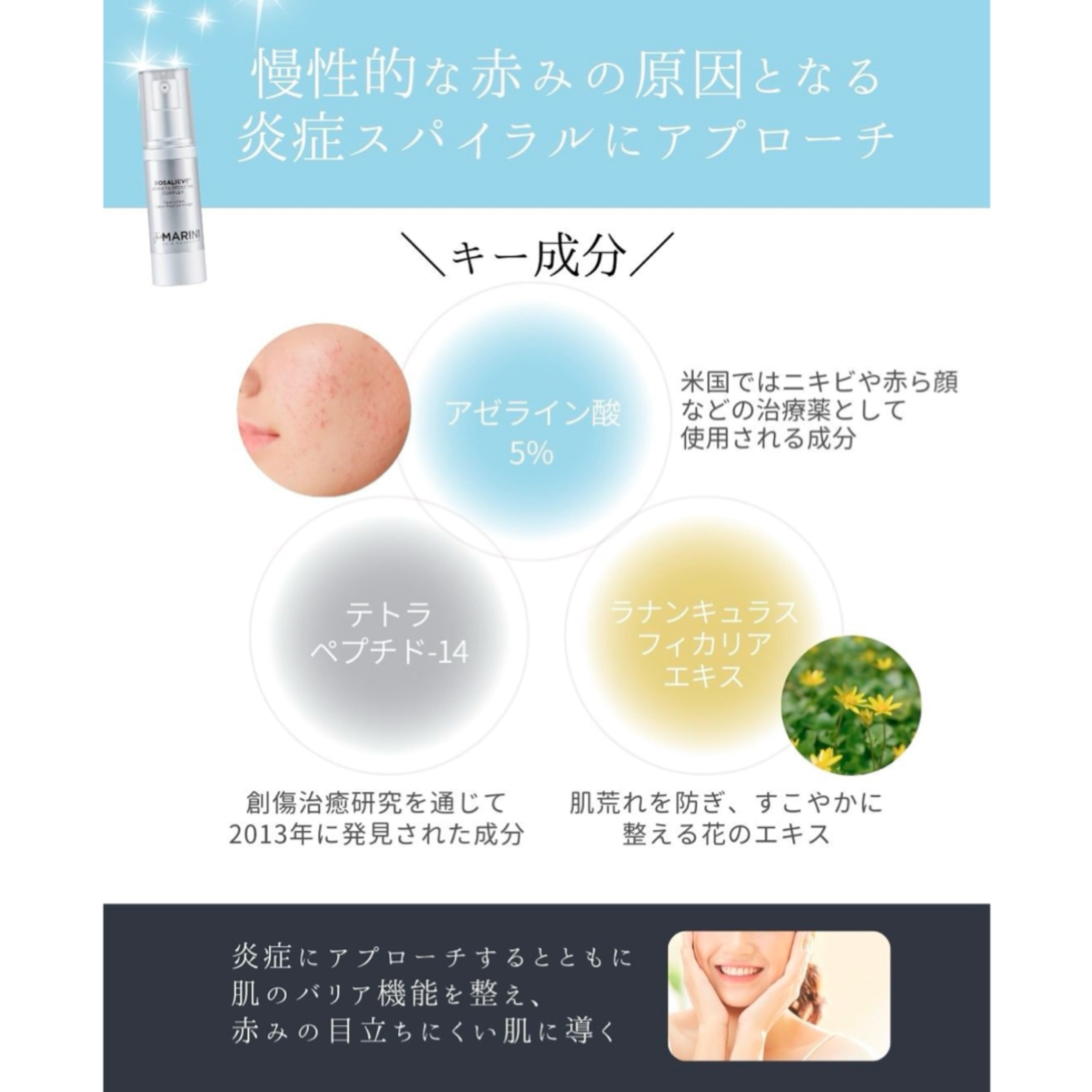 ジャンマリーニ ロザリーブフェイスローション｜ドクターズコスメ専門