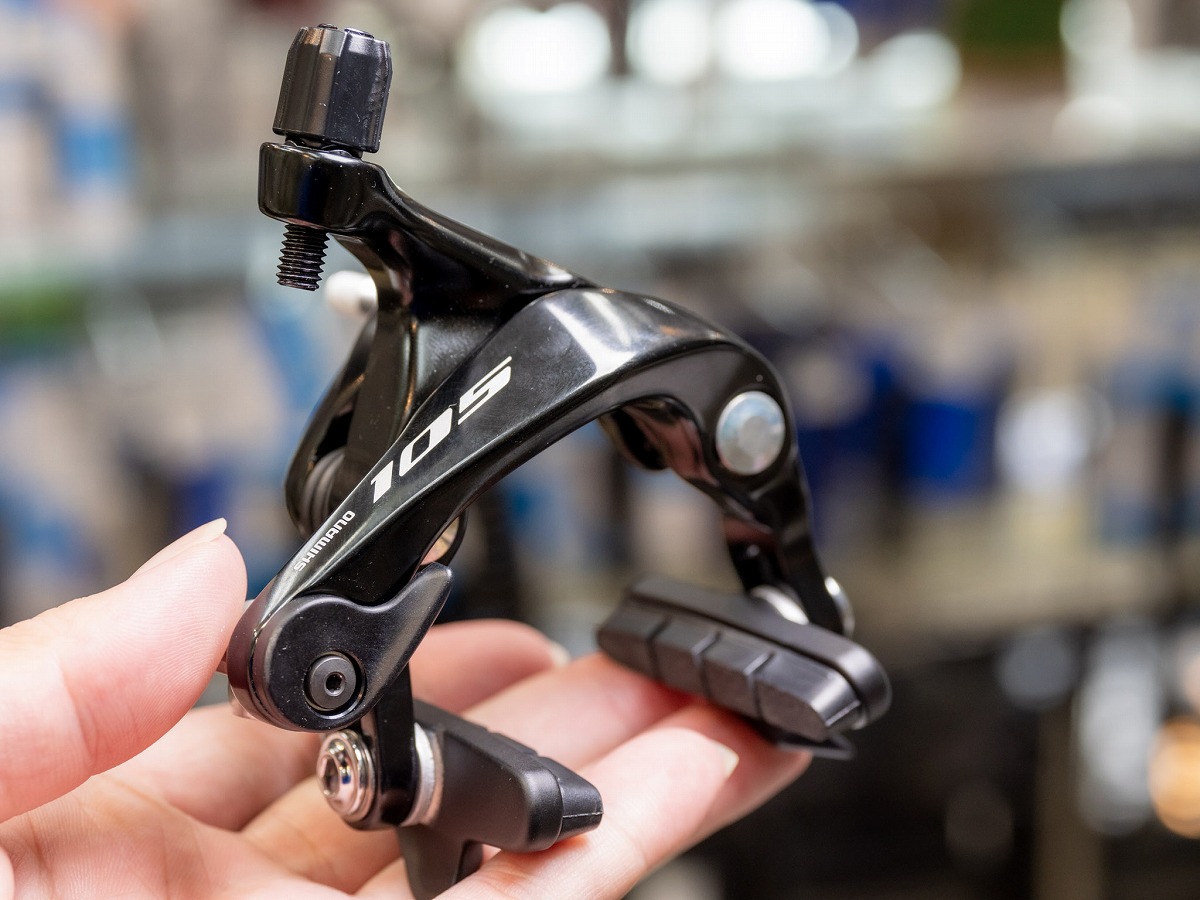 SHIMANO】リムブレーキより剛性感を持ったブレーキングにブレーキ交換