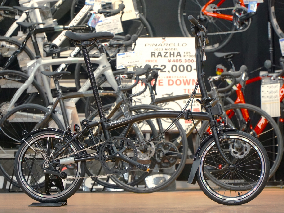 BROMPTON】走行性能重視ならC-LINE EXPLORE！定番のブラックが各仕様で