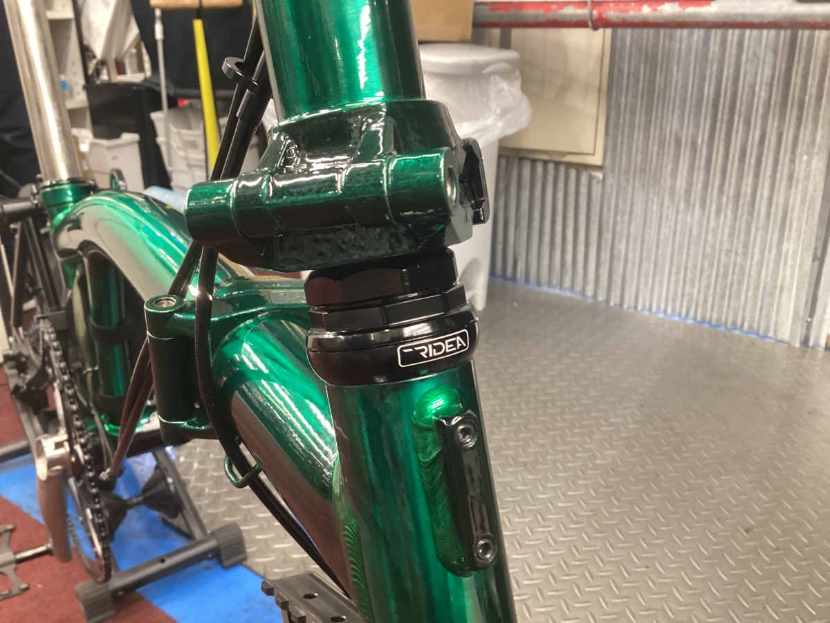 BROMPTONカスタム】ヘッドパーツのカスタムには「RIDEA」がオススメ