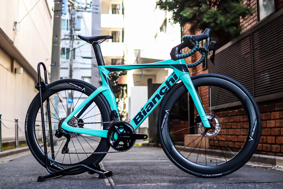 唯一無二の形状！エッジの効きまくったエアロロードバイク！Bianchi