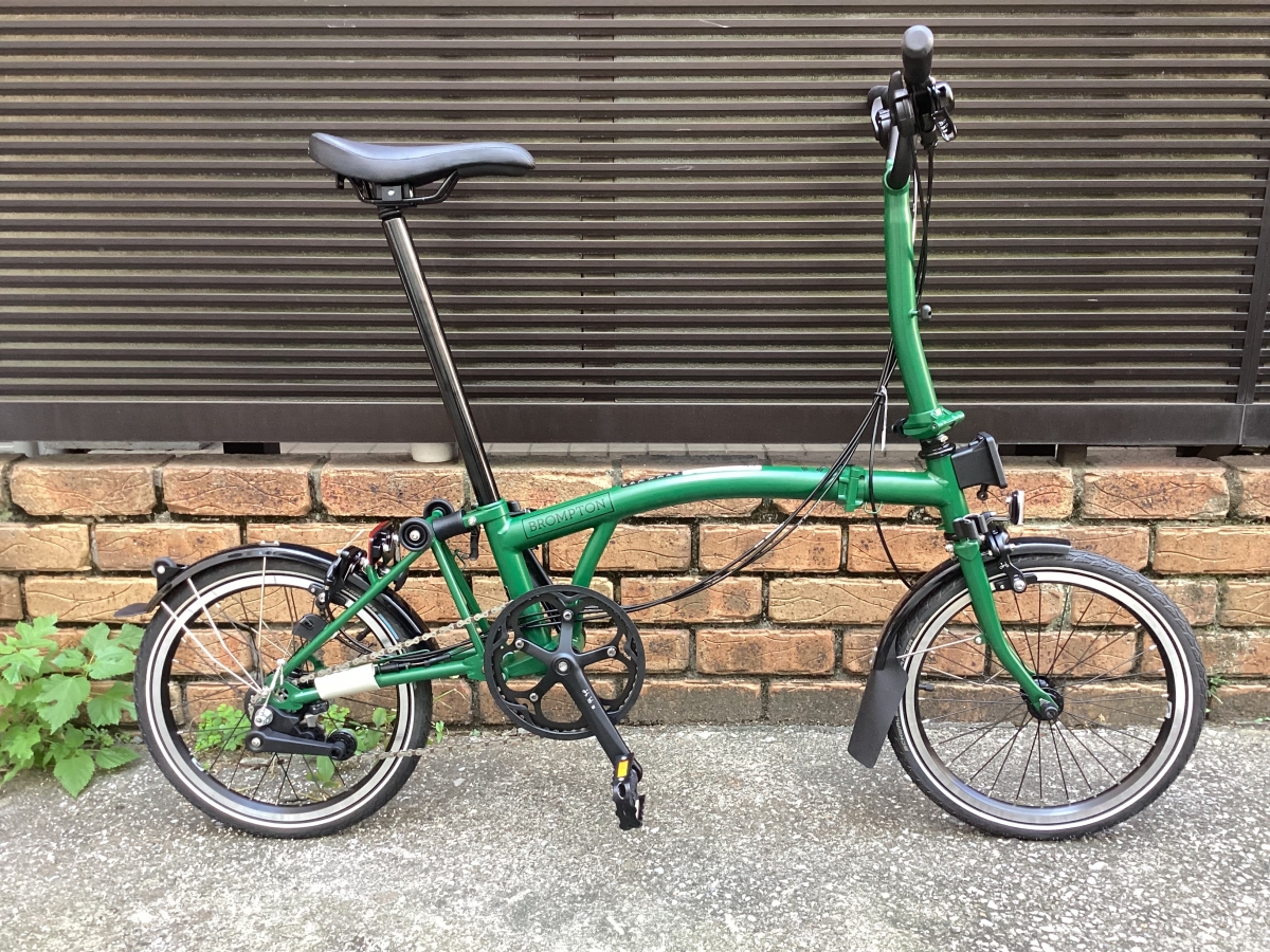 BROMPTON のRACING GREENがドロップアウトします…購入を検討されている