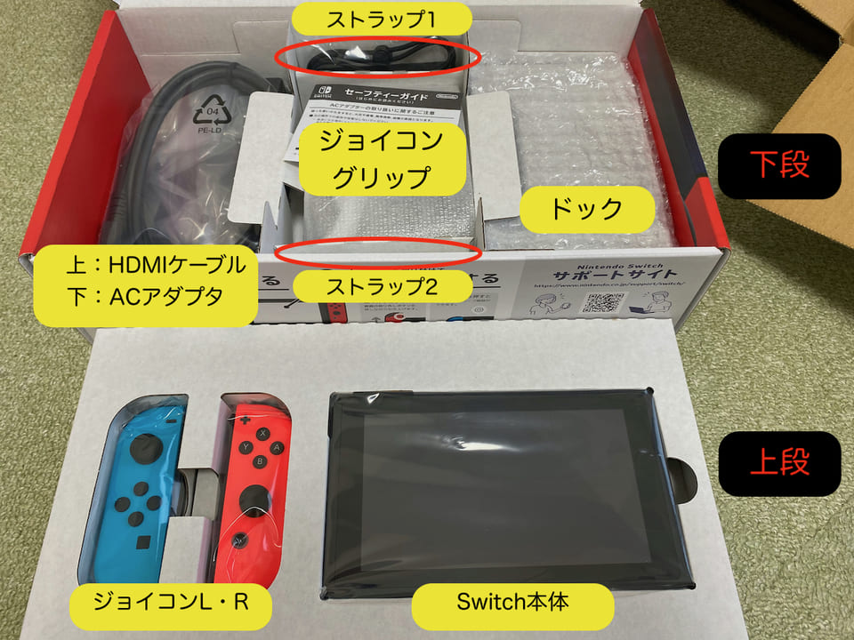 Nintendo Switch 箱あり 本体+付属品動作確認○ Nintendo Switch 本体