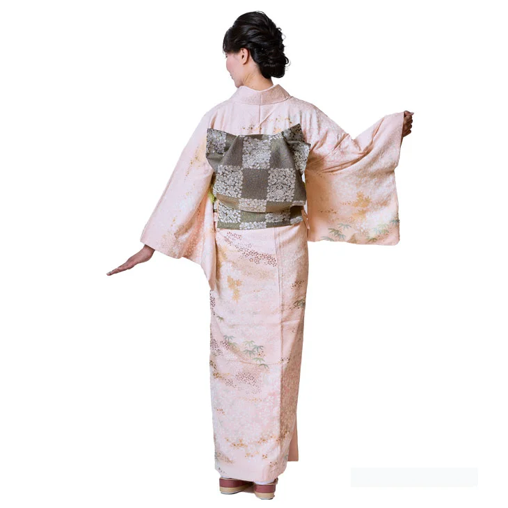 a2311501】訪問着 フルセット 京友禅 モダン 金彩 シルク正絹100