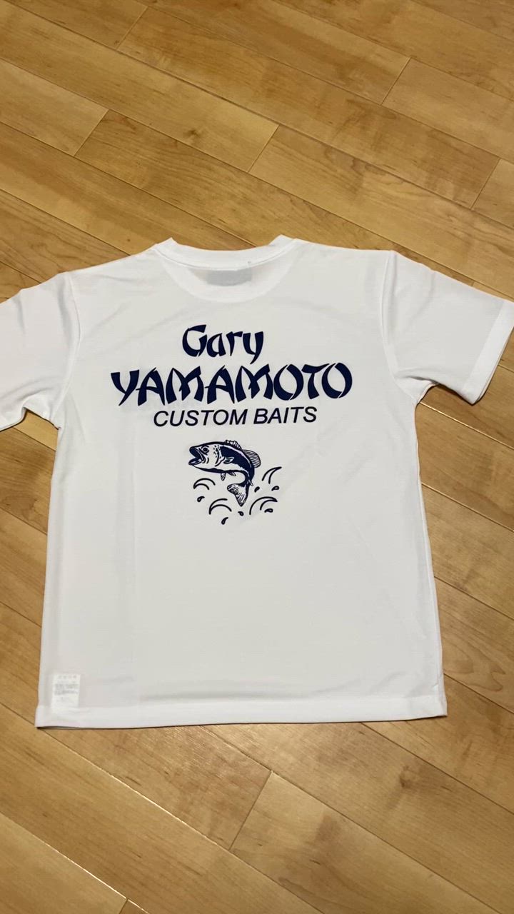 Gary YAMAMOTO（ゲーリーヤマモト） GYドライTシャツ (ホワイト
