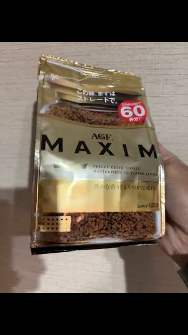 MAXIM（AGF） コーヒー マキシム 袋 120g 12袋 インスタント 詰め替え