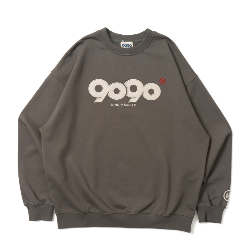 9090 OG Logo Satin Crewneck Sweat (Light) – YZ