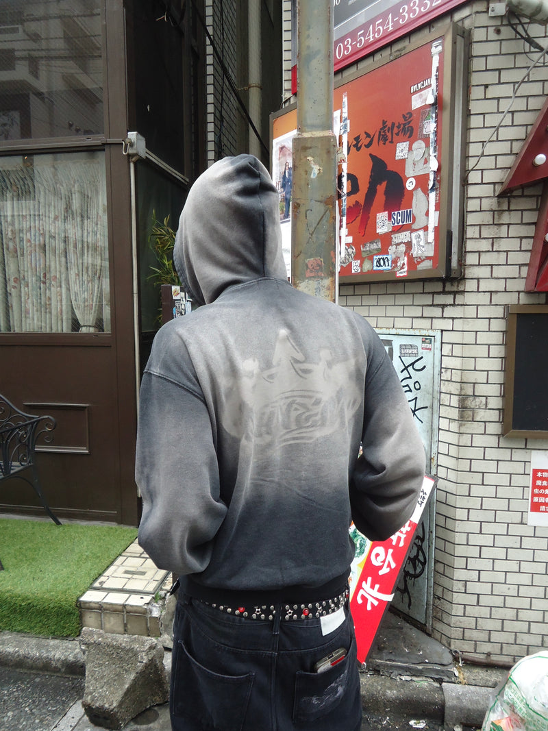 Motion King Logo Pigment Zip Hoodie – YZ