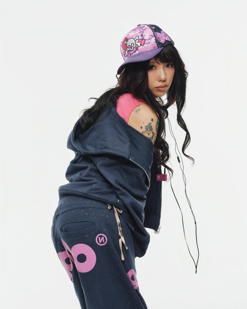 90 Logo Glitter Sweat Pants – YZ