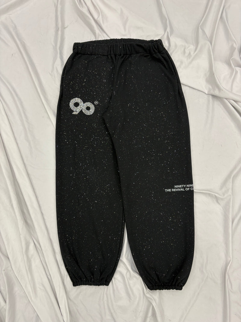 90 Logo Glitter Sweat Pants – YZ