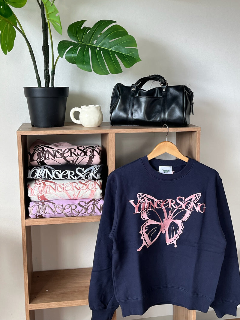 Front butterfly logo sweat – YZ