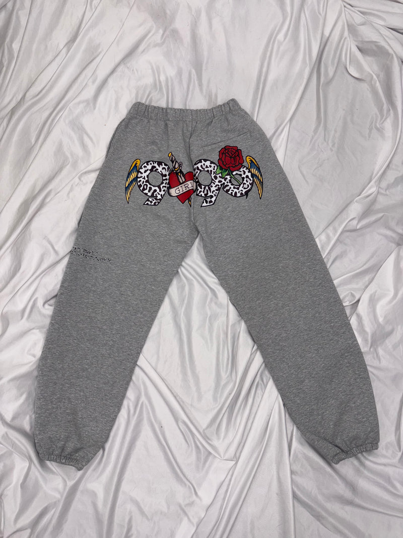 Ed Hardy 90 Logo Sweat Pants – YZ