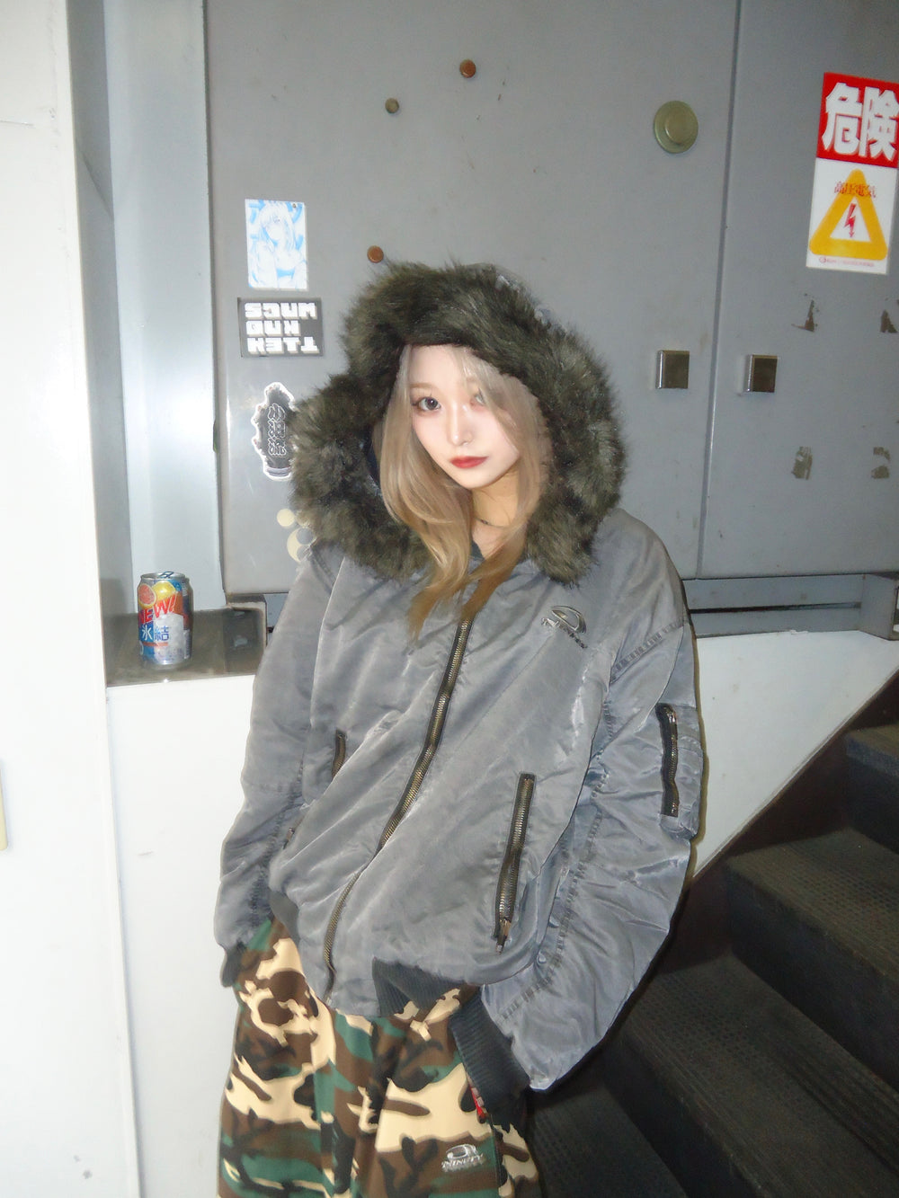 Washed Bomber Jacket – YZ