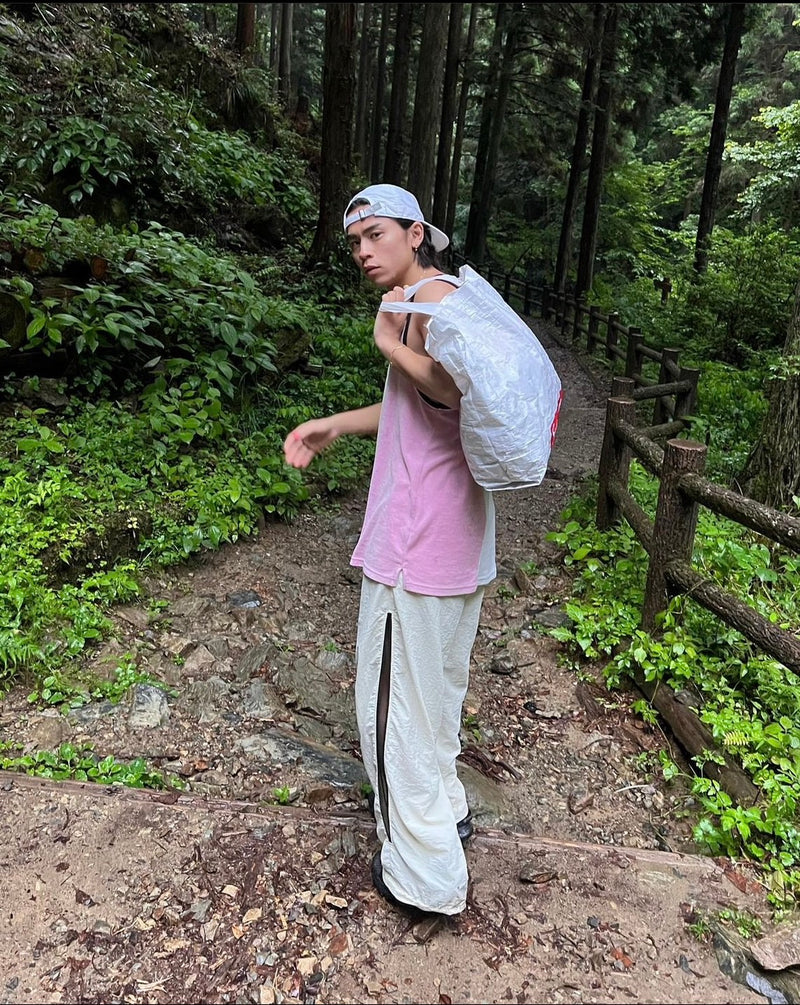 Nylon side zip pants – YZ