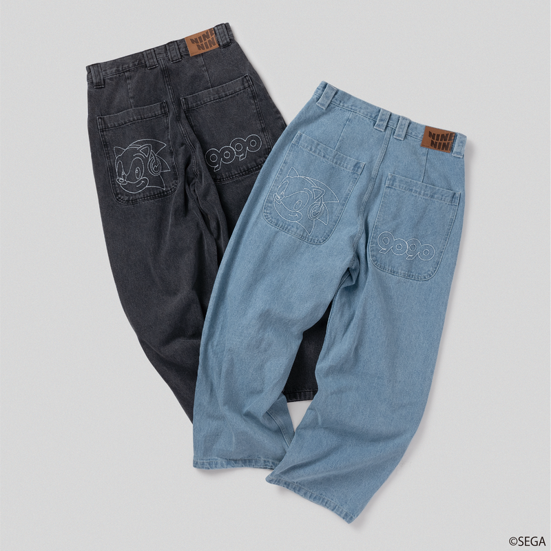 SONIC THE HEDGEHOG × 9090 Denim Pants – YZ