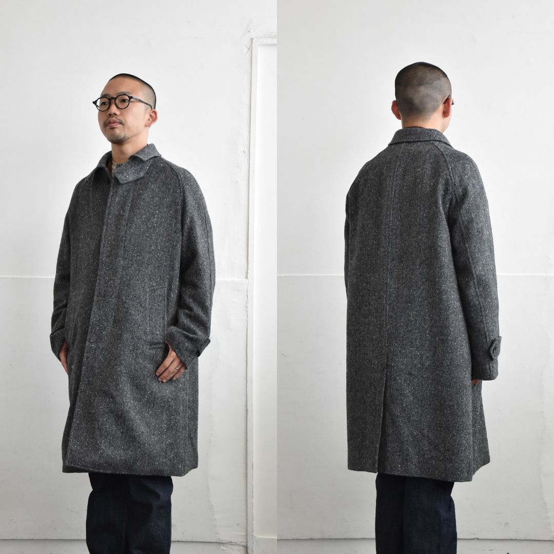 BRENA（ブレナ） ONCLE COAT ヘリンボーン ツイード - ZABOU