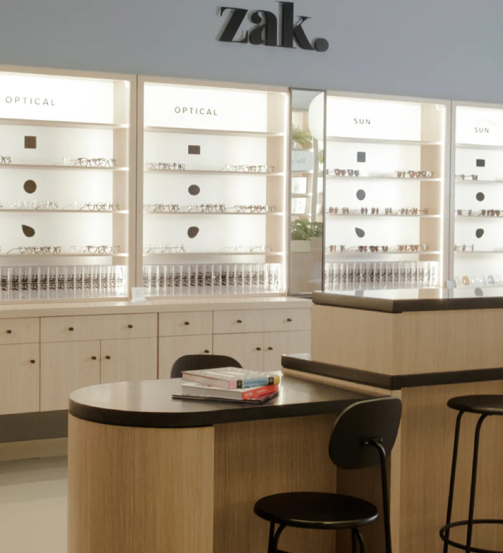 Zak. | Eye exams + Lab + Eyewear