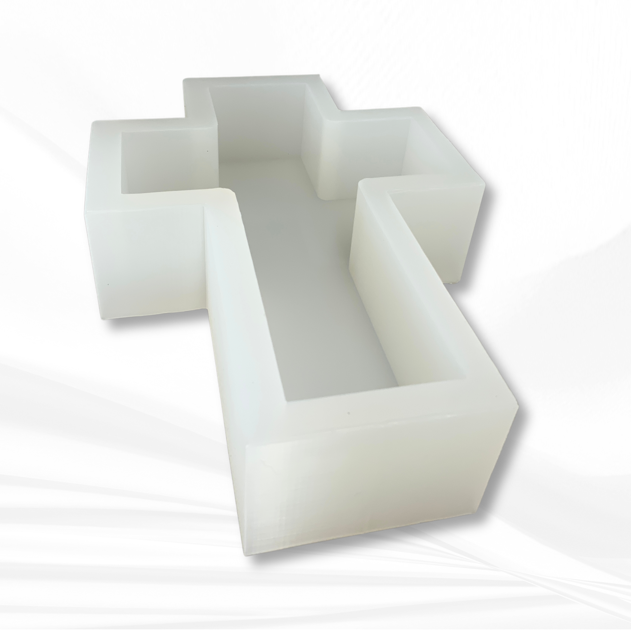 9”x 6”x 2” Deep Cross Silicone Mold | 2 Shapes | - Zapp3D Design LLC