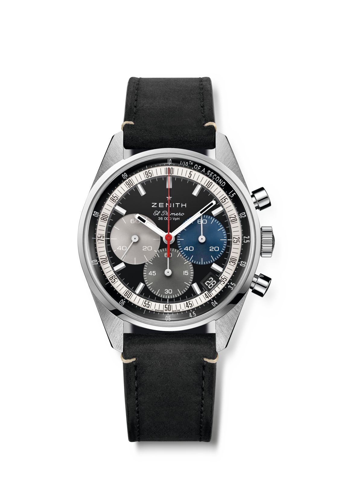 ZENITH クロノマスター オリジナル 1969 - 38.00mm, ステンレススチール