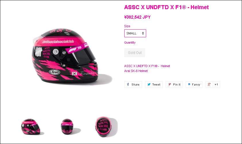 8月15日 (日本時間 16:00)発売開始 anti social social club X UNDFTD