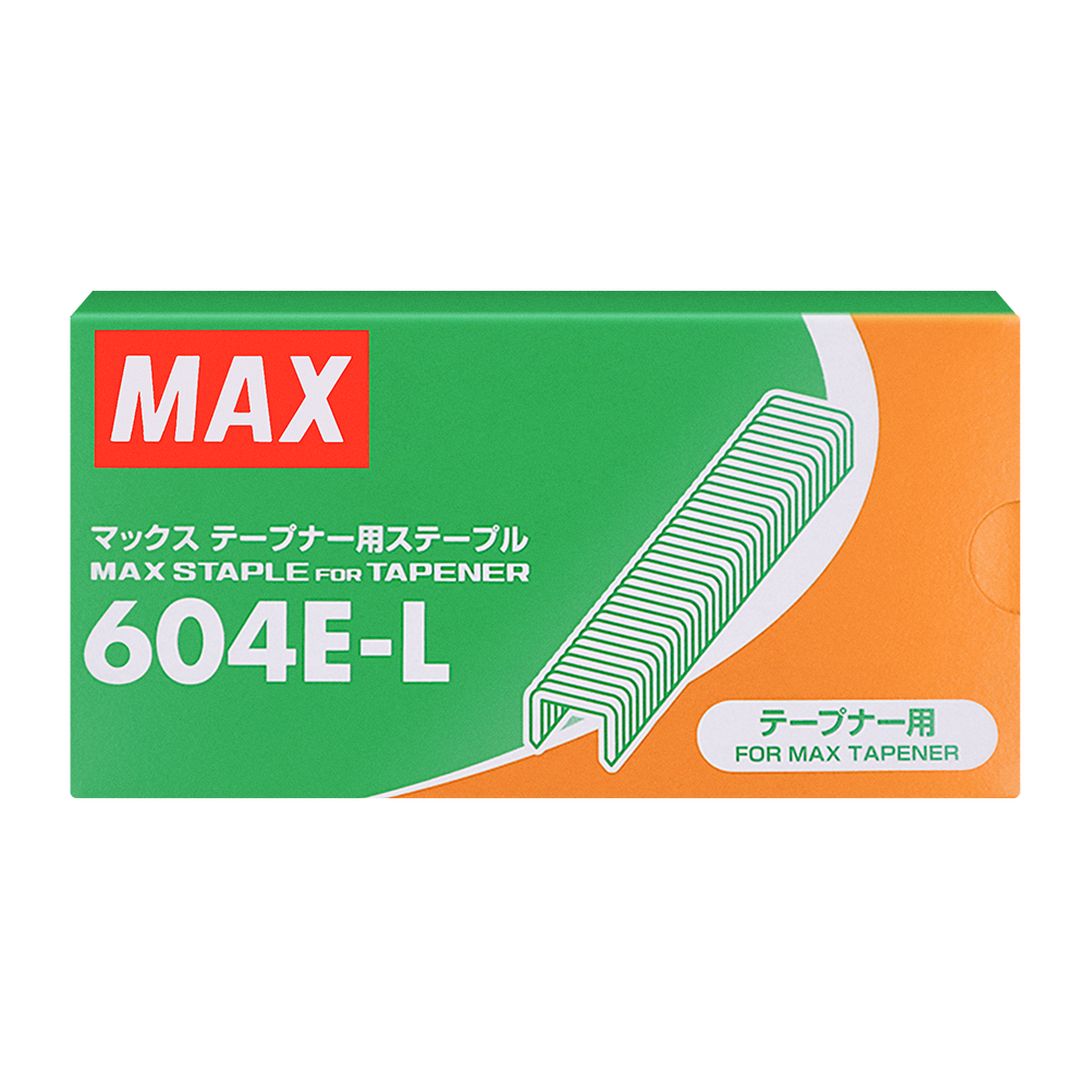 MAX 604E-L Staples for Tapener Tools (4,800 Per Pack) - Zenport