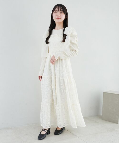 MAJESTIC LEGON（マジェスティックレゴン） ワンピース 2way肩リボン