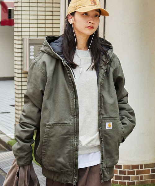 Carhartt（カーハート） ブルゾン M モスグリーン メンズ : ZOZOTOWN