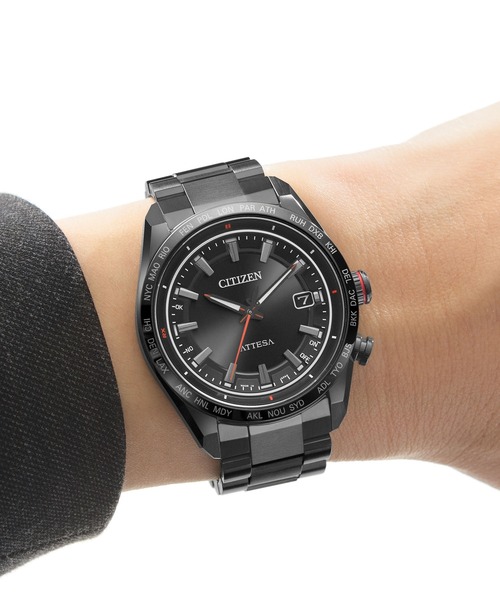 ATTESA（CITIZEN） 腕時計 ATTESA アテッサ 光発電エコ・ドライブ電波