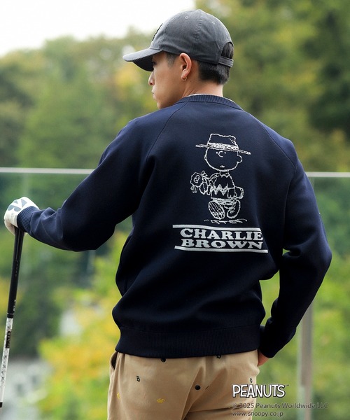 BEAMS GOLF（ビームス ゴルフ） セーター ニット 「MEN」PEANUTS