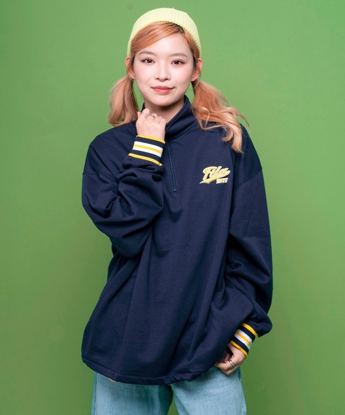 FILA×ウィンザーコラボ 可愛いうさぎシリーズ フード付きトレーナー 紺