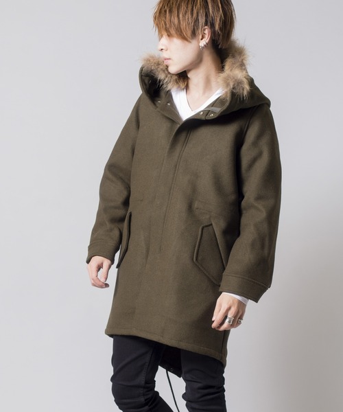 NO ID.（ノーアイディー） モッズコート コート 「NO ID.」Wool Mods