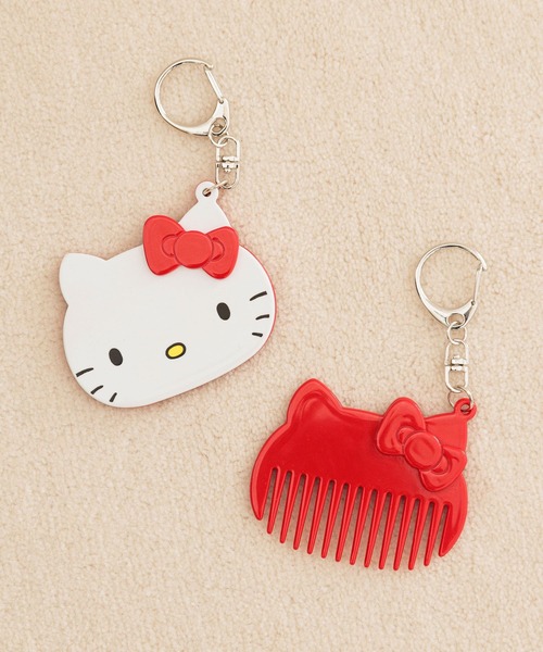 Me%（ミィパーセント） キーホルダー 「HELLO KITTY」コームチャーム